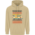 Funny Alcohol Caravanning Caravan Beer Mens 80% Cotton Hoodie Sand