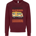 Funny Alcohol Caravanning Caravan Beer Mens Sweatshirt Jumper Maroon