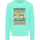 Funny Alcohol Caravanning Caravan Beer Mens Sweatshirt Jumper Peppermint