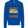 Funny Alcohol Caravanning Caravan Beer Mens Sweatshirt Jumper Royal Blue