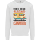 Funny Alcohol Caravanning Caravan Beer Mens Sweatshirt Jumper White