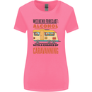Funny Alcohol Caravanning Caravan Beer Womens Wider Cut T-Shirt Azalea