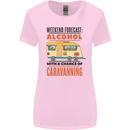 Funny Alcohol Caravanning Caravan Beer Womens Wider Cut T-Shirt Light Pink