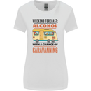 Funny Alcohol Caravanning Caravan Beer Womens Wider Cut T-Shirt White