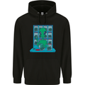 Funny Alien Drug Dealer Weed Childrens Kids Hoodie Black
