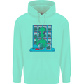 Funny Alien Drug Dealer Weed Childrens Kids Hoodie Peppermint