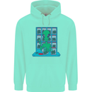 Funny Alien Drug Dealer Weed Childrens Kids Hoodie Peppermint