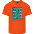 Funny Alien Drug Dealer Weed Kids T-Shirt Childrens Orange