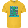 Funny Alien Drug Dealer Weed Kids T-Shirt Childrens Yellow