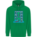 Funny Alien Drug Dealer Weed Mens 80% Cotton Hoodie Irish Green