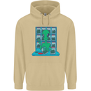 Funny Alien Drug Dealer Weed Mens 80% Cotton Hoodie Sand