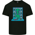 Funny Alien Drug Dealer Weed Mens Cotton T-Shirt Tee Top Black