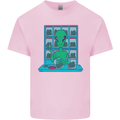 Funny Alien Drug Dealer Weed Mens Cotton T-Shirt Tee Top Light Pink