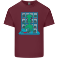 Funny Alien Drug Dealer Weed Mens Cotton T-Shirt Tee Top Maroon