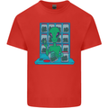 Funny Alien Drug Dealer Weed Mens Cotton T-Shirt Tee Top Red