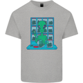 Funny Alien Drug Dealer Weed Mens Cotton T-Shirt Tee Top Sports Grey