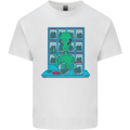 Funny Alien Drug Dealer Weed Mens Cotton T-Shirt Tee Top White