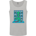 Funny Alien Drug Dealer Weed Mens Vest Tank Top Sports Grey