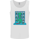 Funny Alien Drug Dealer Weed Mens Vest Tank Top White