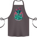 Funny Alien Gangster UFO 2Pac Rap Music Cotton Apron 100% Organic Dark Grey