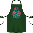 Funny Alien Gangster UFO 2Pac Rap Music Cotton Apron 100% Organic Forest Green