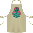 Funny Alien Gangster UFO 2Pac Rap Music Cotton Apron 100% Organic Khaki
