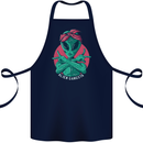 Funny Alien Gangster UFO 2Pac Rap Music Cotton Apron 100% Organic Navy Blue