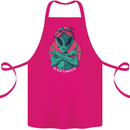 Funny Alien Gangster UFO 2Pac Rap Music Cotton Apron 100% Organic Pink