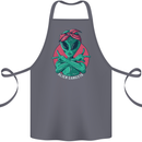 Funny Alien Gangster UFO 2Pac Rap Music Cotton Apron 100% Organic Steel