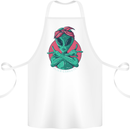 Funny Alien Gangster UFO 2Pac Rap Music Cotton Apron 100% Organic White