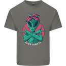 Funny Alien Gangster UFO 2Pac Rap Music Kids T-Shirt Childrens Charcoal