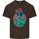 Funny Alien Gangster UFO 2Pac Rap Music Kids T-Shirt Childrens Chocolate