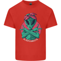 Funny Alien Gangster UFO 2Pac Rap Music Kids T-Shirt Childrens Red