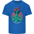 Funny Alien Gangster UFO 2Pac Rap Music Kids T-Shirt Childrens Royal Blue