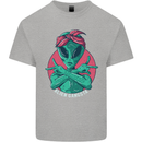 Funny Alien Gangster UFO 2Pac Rap Music Kids T-Shirt Childrens Sports Grey
