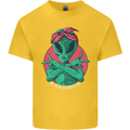 Funny Alien Gangster UFO 2Pac Rap Music Kids T-Shirt Childrens Yellow