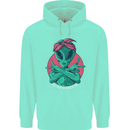 Funny Alien Gangster UFO 2Pac Rap Music Mens 80% Cotton Hoodie Peppermint