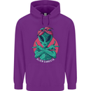 Funny Alien Gangster UFO 2Pac Rap Music Mens 80% Cotton Hoodie Purple