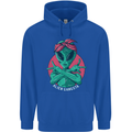 Funny Alien Gangster UFO 2Pac Rap Music Mens 80% Cotton Hoodie Royal Blue