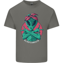 Funny Alien Gangster UFO 2Pac Rap Music Mens Cotton T-Shirt Tee Top Charcoal