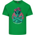 Funny Alien Gangster UFO 2Pac Rap Music Mens Cotton T-Shirt Tee Top Irish Green