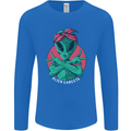 Funny Alien Gangster UFO 2Pac Rap Music Mens Long Sleeve T-Shirt Royal Blue