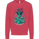 Funny Alien Gangster UFO 2Pac Rap Music Mens Sweatshirt Jumper Heliconia