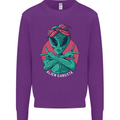 Funny Alien Gangster UFO 2Pac Rap Music Mens Sweatshirt Jumper Purple
