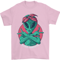 Funny Alien Gangster UFO 2Pac Rap Music Mens T-Shirt Cotton Gildan Light Pink