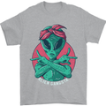 Funny Alien Gangster UFO 2Pac Rap Music Mens T-Shirt Cotton Gildan Sports Grey
