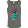 Funny Alien Gangster UFO 2Pac Rap Music Mens Vest Tank Top Charcoal