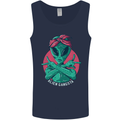 Funny Alien Gangster UFO 2Pac Rap Music Mens Vest Tank Top Navy Blue