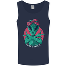 Funny Alien Gangster UFO 2Pac Rap Music Mens Vest Tank Top Navy Blue