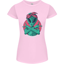 Funny Alien Gangster UFO 2Pac Rap Music Womens Petite Cut T-Shirt Light Pink